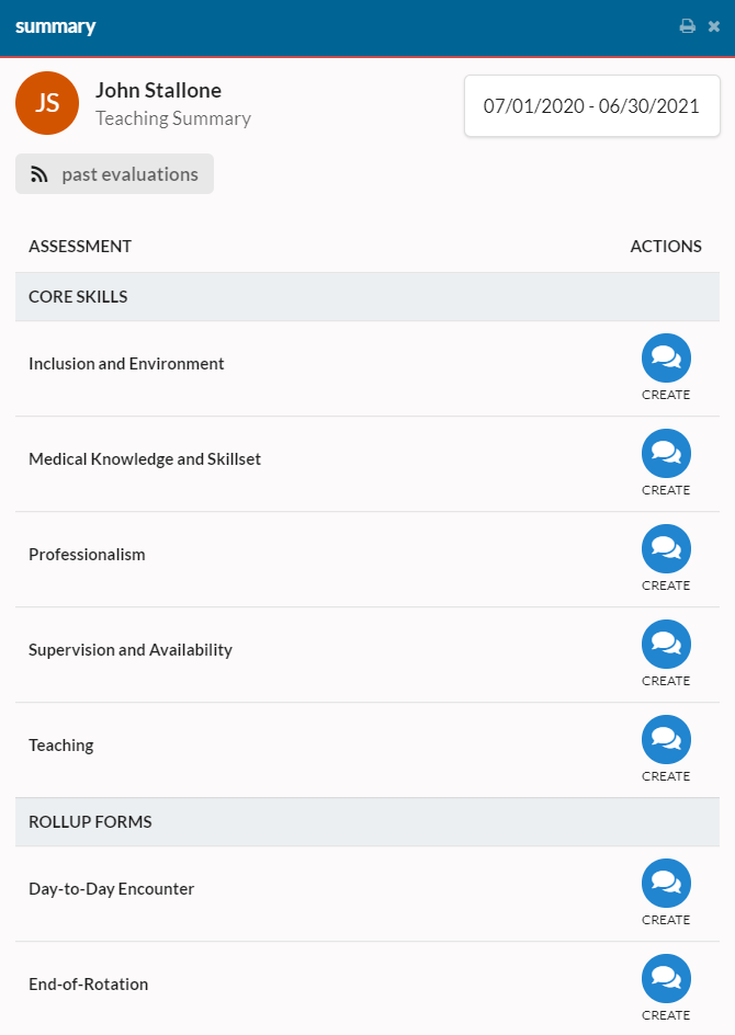 Summary View